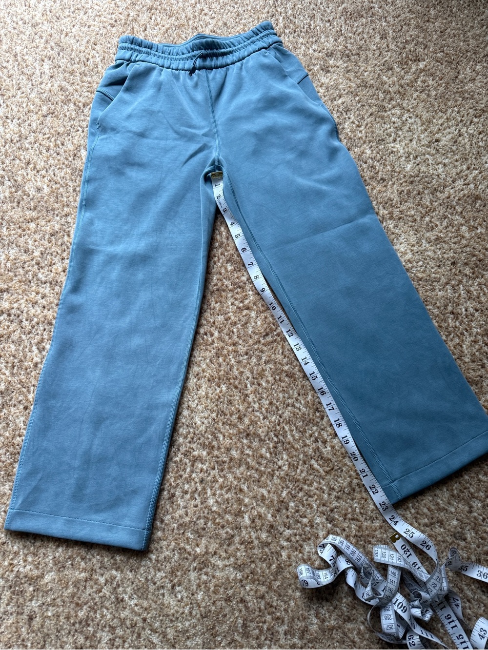 Lululemon Softstreme High-Rise Straight Leg Crop in Unity Blue size 2 - Picture 6 of 6